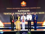 Panglima TNI, TNI AD, TNI AL, TNI AU, Penerima Penghargaan, Soedirman Awards tahun 2023, Laksamana TNI Yudo Margono, Detik.com, krsumsel