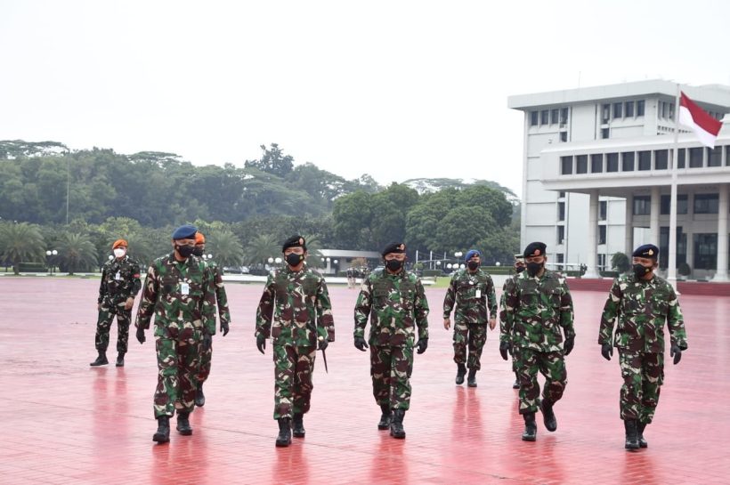 Panglima TNI Terima Laporan Kenaikan Pangkat 57 Perwira Tinggi ...