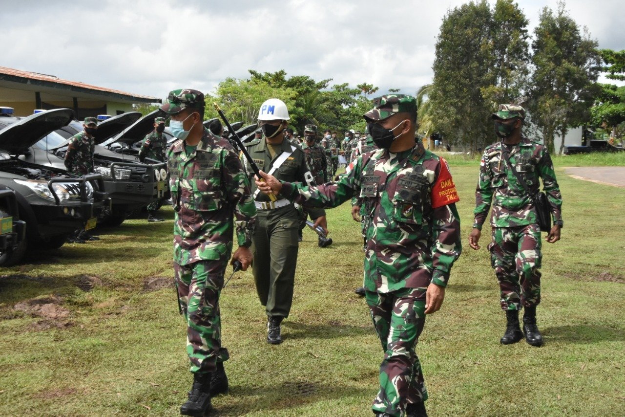 Danrem 174 Merauke Inspeksi Kesiapan Randis Jajaran Korem Merauke ...